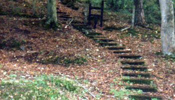Steps built by Staffordshire Regiments 